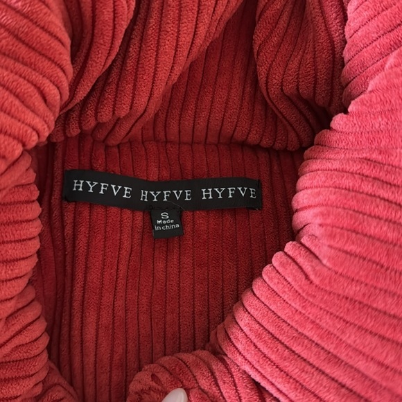 HYFVE | brick red | puffer jacket | zip up | size S - Picture 2 of 7